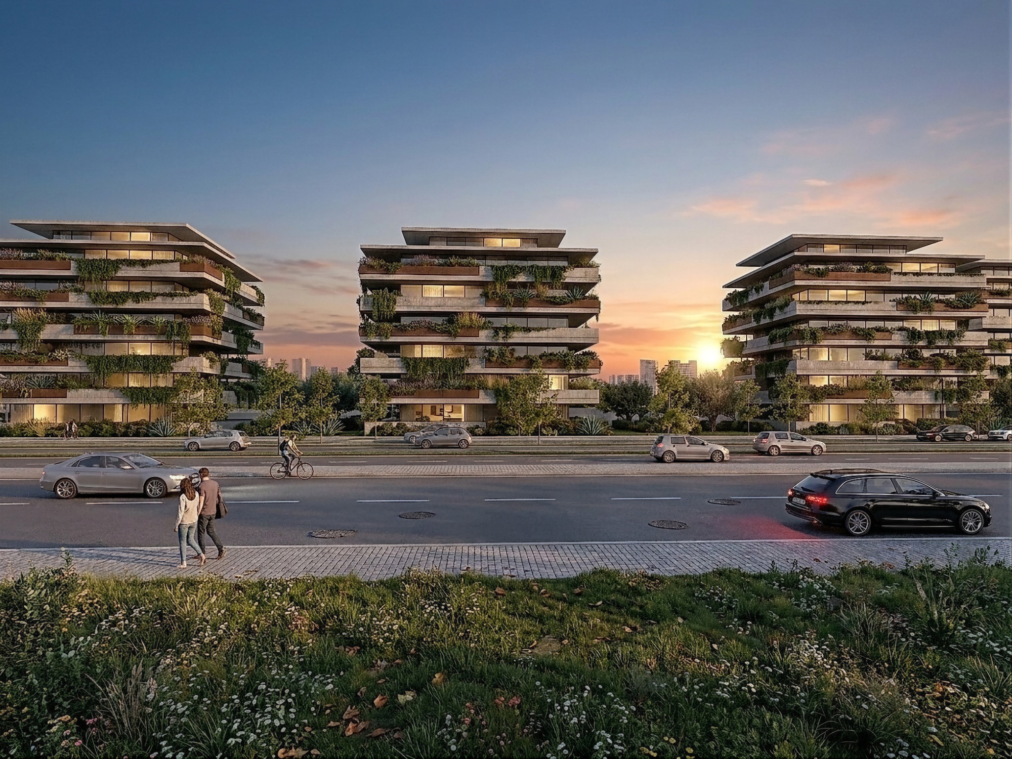 Conjunto de edifícios de habitação coletiva em Braga